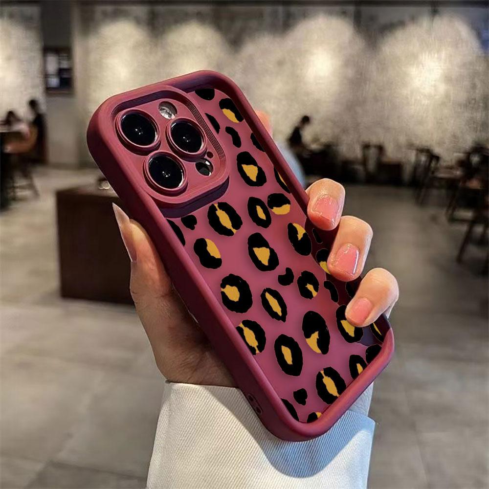 Leopard Print Pattern Phone Case For Samsung A13 A15 A16 A17 A22 A23 A25 A32 A33 A35 A51 A52 A53 A54 A55 A71 A72 Cover Case Capa