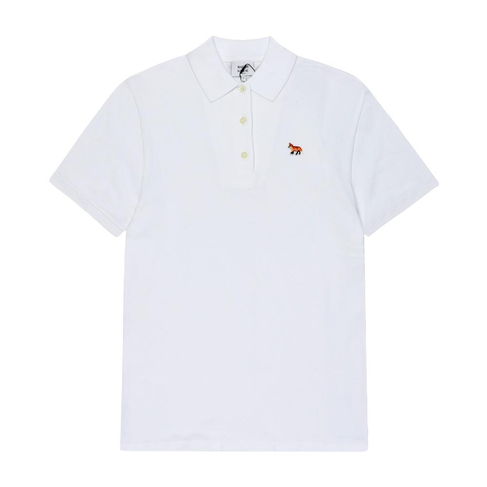 

MaiSon KiTSune Baby Fox PaTch Polo Women S T ShirT Ow00207kj7010 OW00207KJ7010 P100 (L)