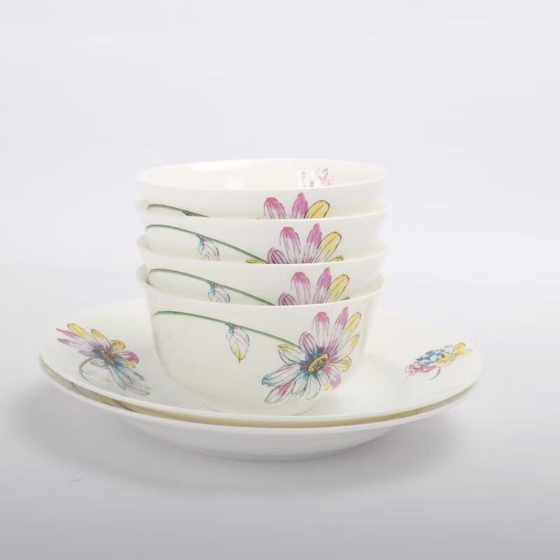 Northern Scenery Bone China 10-Piece Dinnerware Set