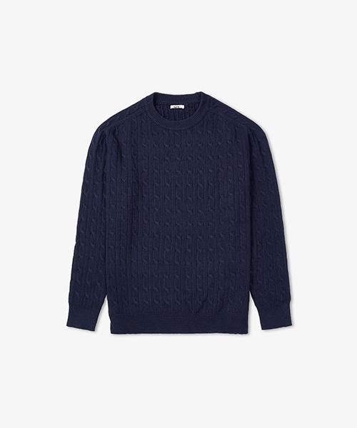 RANGT Essential Cable Knit Navy