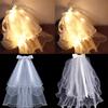with Hairpin Bridal Veils Headscarf White Tulle Headwear Accessories Hot Wedding Veil  Bridal
