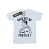 DC Comics Womens/Ladies Superman Check Out My Profile Cotton Boyfriend T-Shirt