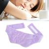 Sleeping Eye Cover Soft Comfortable Weighted Eye Cover Hook and   Fastener Closure for Nighttime