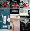 Clear Plastic Cable Clips - Transparent Wire Organizers for Wall & Desk Cable Management, Adhesive Cord Holders