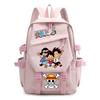 One Piece King Printed Backpack Elementary School Students Junior High School Students High School Students Large Capacity School Bag
