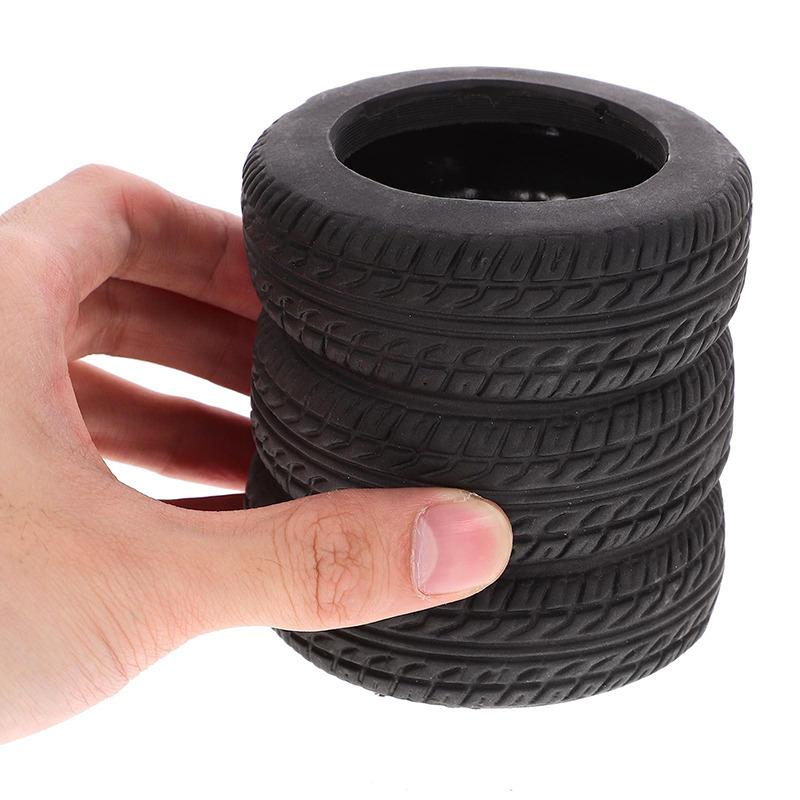 1pc Creative Tire Shaped Pen Holder School Stationery Supplies Pencil Holder Storage Bucket Unique Office Desk Organizer