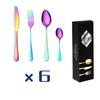 Stainless Steel 24-Piece Cutlery Set for 6 – Includes Knife, Fork, Spoon – Gift Boxed