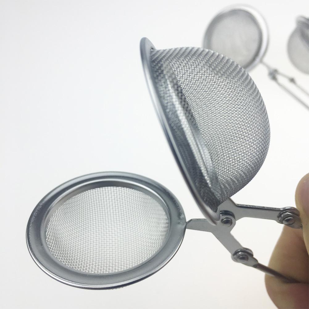 Stainless Steel Mini Cocoa Powder Sifter Tea Strainer 15.5x4.5cm
