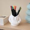 3D Printed Hoodie Pen Holder, Sweatshirt Shape Desk Organizer, Creative Storage for Pens, Makeup Brushes, Office Supplies