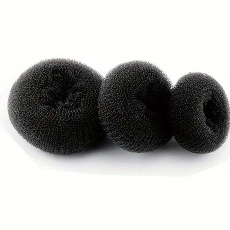 3pcs Hair Bun Donut Magic Foam Products Hairstyle Lazy Hair Accessories For Girls Women Lady Easy Big Ring Hair Styling Tools