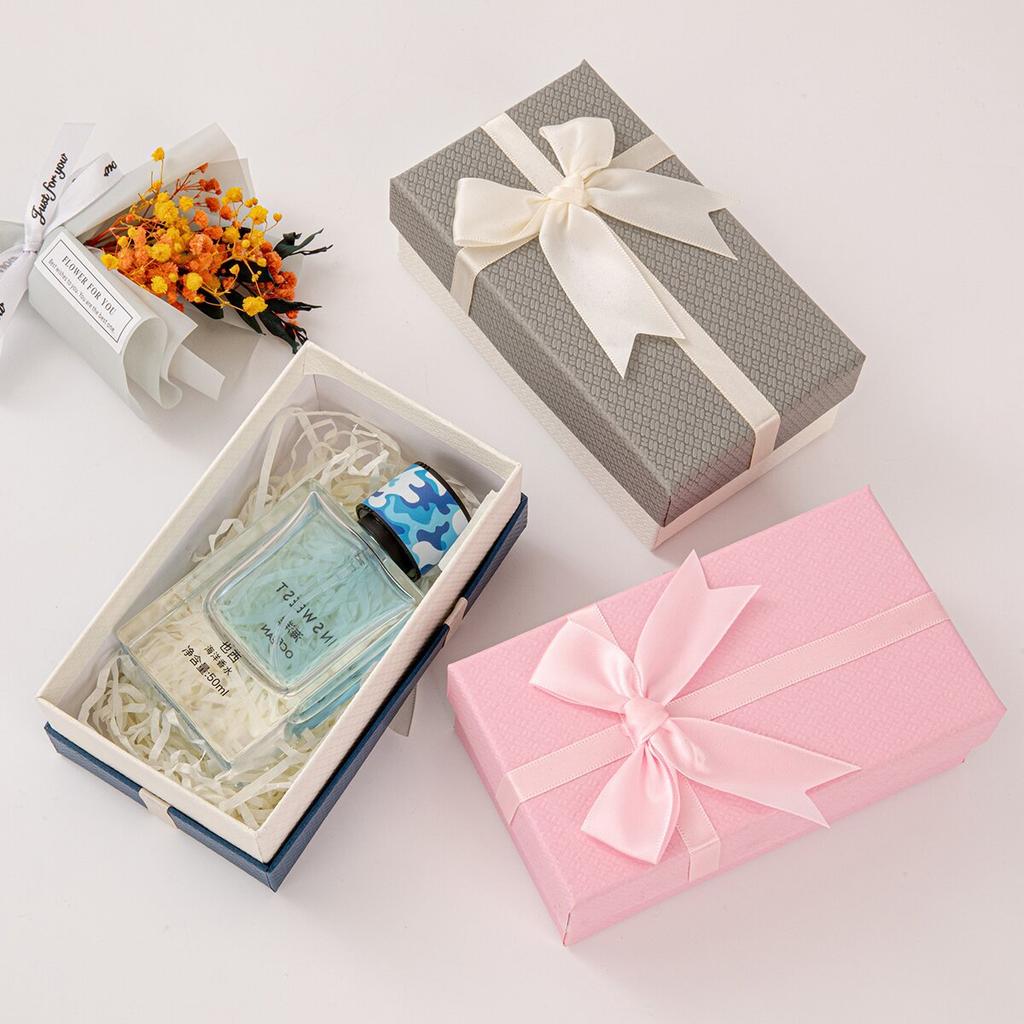 Valentinstag Geburtstag Geschenkbox Glückliche Süßigkeitenbox, Schleife Lippenstiftbox, Feiertagsgeschenkbox, Himmel und Erde Deckel Greifclip Geschenkbox