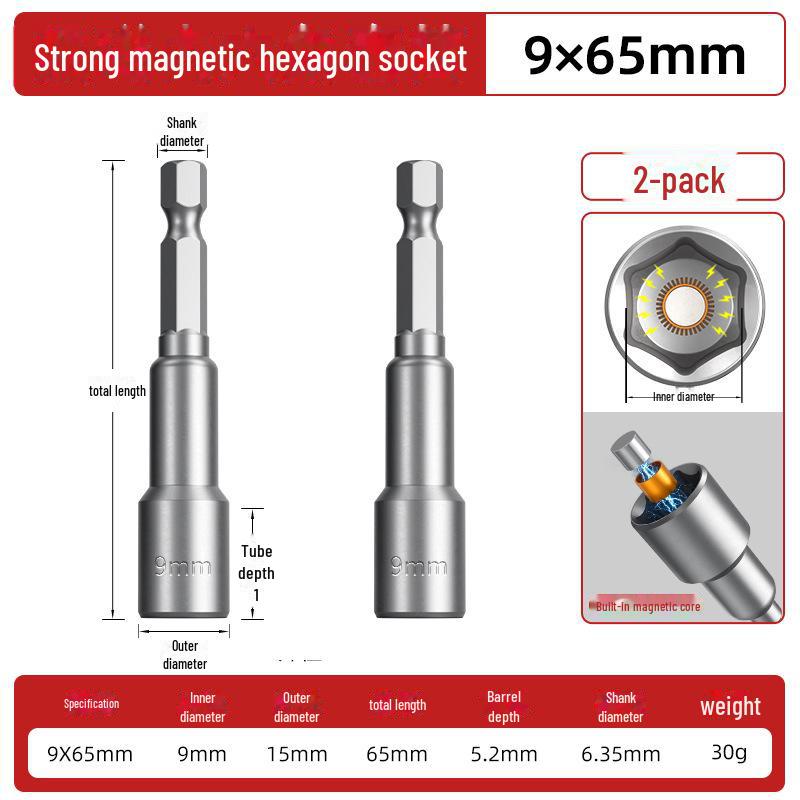 Dane Tools Magnetischer Inbusschlüssel und selbstschneidender Schraubendreher-Bohrersatz