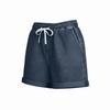 Women's Denim Shorts with Drawstring, Casual Summer Fashion, Stretch Comfort Fit for Beach and Daily Wear