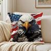 Festive IIndependence DDay Cushion Cover Pillowcase Antidustmite Living Room Sofa Decor Cushion Room