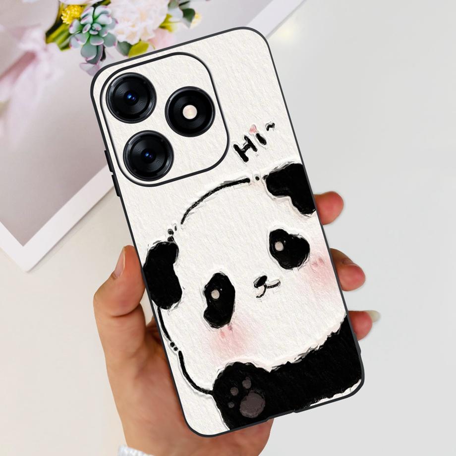 For Tecno Spark 10 10c 10 Pro Phone Case Spark10 KI5k KI5m KI5q KI7 Back Cover Soft Transparent TPU Slim Funda Dragon Astronaut