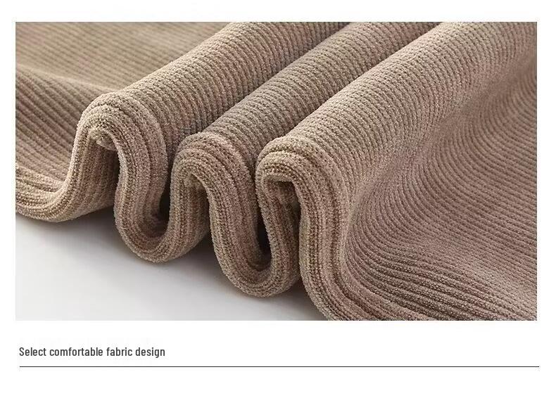 2024 Girls' Corduroy Wide-Leg Pants: Spring & Autumn Casual Straight-Leg for Kids