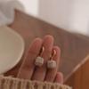 Luxury CZ Imitation Pearl Earrings for Women Gold Color Temperament Elegant Lady Drop Earrings Wedding Party Fashion Jewelry