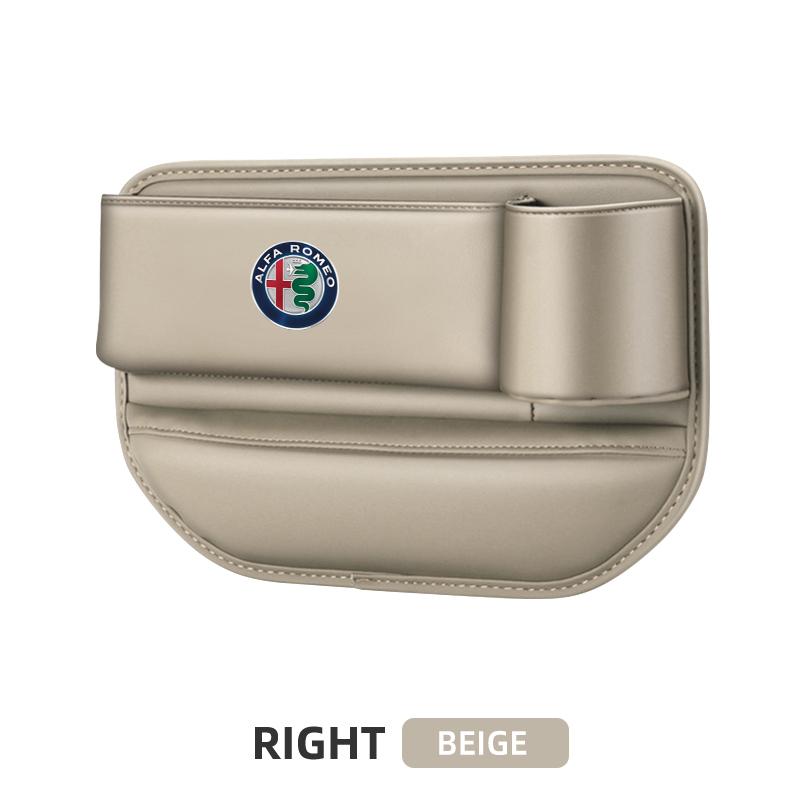 Car Seat Gap Organizer Multifunction Storage Box Cup Pocket For Alfa Romeo 159 Mito Stelvio Brera Spider Giulietta Giulia