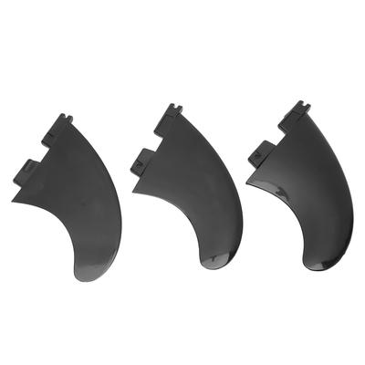 3PcsSet Surfboard Fin PVC Fiberglass Longboard Ocean Broad Thruster Fins Surf Accessories