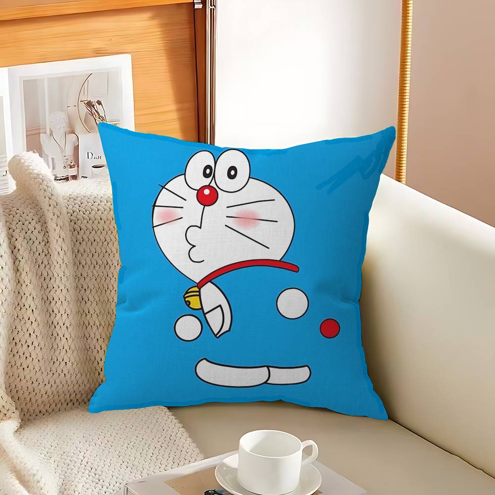 Classic Children Anime D-Doraemon Pillow Gift Home Office Decoration Bedroom Sofa Car Cushion Cover Case 45x45