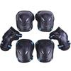 Skateboard Protector Set with and Knee Bicycle Set for Roller and Bicycles 6-Piece Wrist, Elbow, Guards, Support, Kids' 6-Piece Skates, Boards,