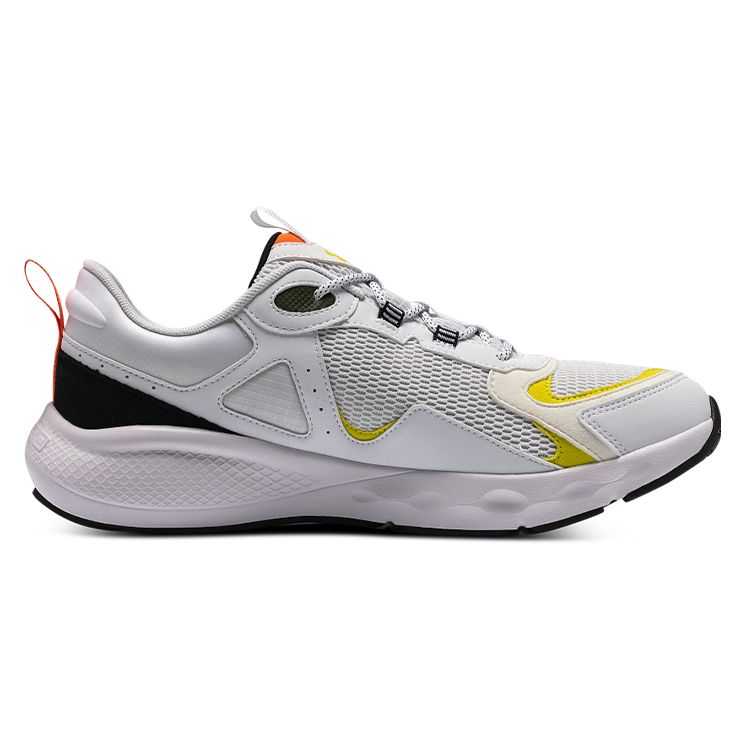 Under Armour Comfortable Minimalist Mid-Top Running Shoes Men Sneakers White Yellow 3028446-100