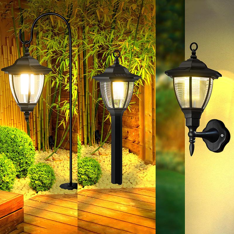 Elegant Solar Garden Lights Outdoor Landscape Vintage Led Yard Decor Ip65 Waterproof