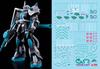 Fluorescent!! HG RG EG 1/144 Robot MS Yukisha Detail-Up Water-Transfer Decals (RG 1/144 Zaku II Hatsune Miku Color Ver. for RG-64)