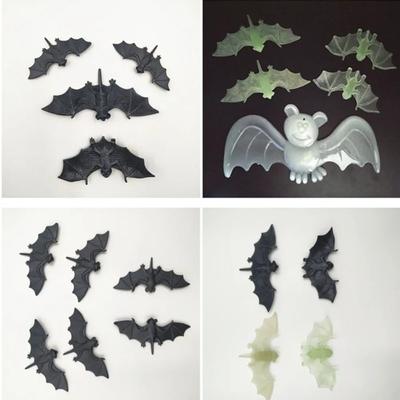 Halloween Glow-in-the-dark Bat Bar Dekoration Kunststoff Schwarz Geist Festival Party Karneval Wand Dekoration Wand Aufkleber