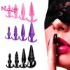 Mizz Zee 4-teiliges Analplug-T-Bar-Basis-Po-Flirt-Massagegerät für Paar-Masturbationssex