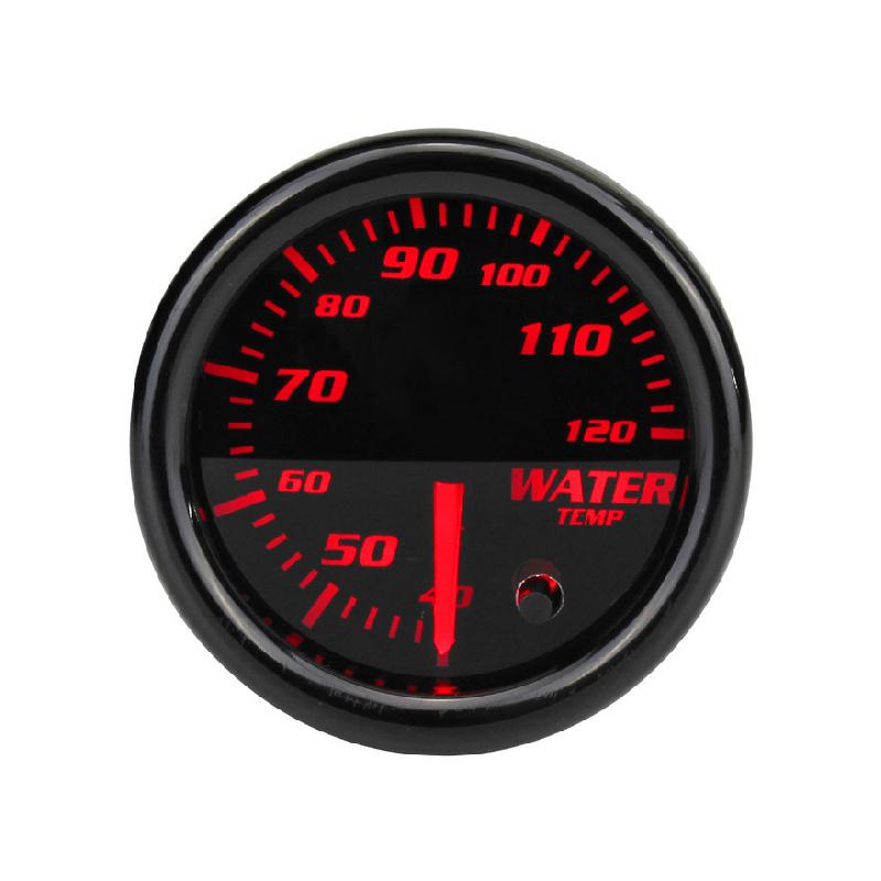 Universelles Auto 2" / 52 mm 7 Farben LED Kühlmittel Temperatur Temp Anzeige Messgerät