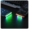 Voice Control Car Ambient Lighting Type-C Plug Play Rhythm Function LED Lights for Auto Interior Decor