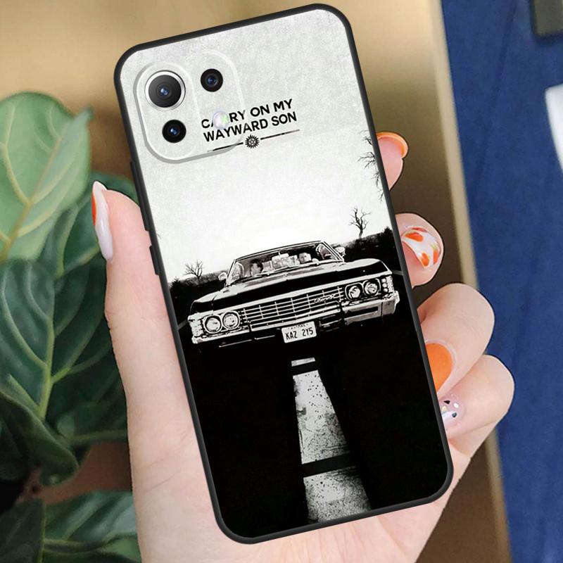 Supernatural CARRY ON MY WAYWARD SONS Hoesje Voor Xiaomi 13T 13 14 Pro 11T 12T 12 Lite 12X POCO F5 X3 X4 X5 Pro F3 F4 M5s C65 Cover