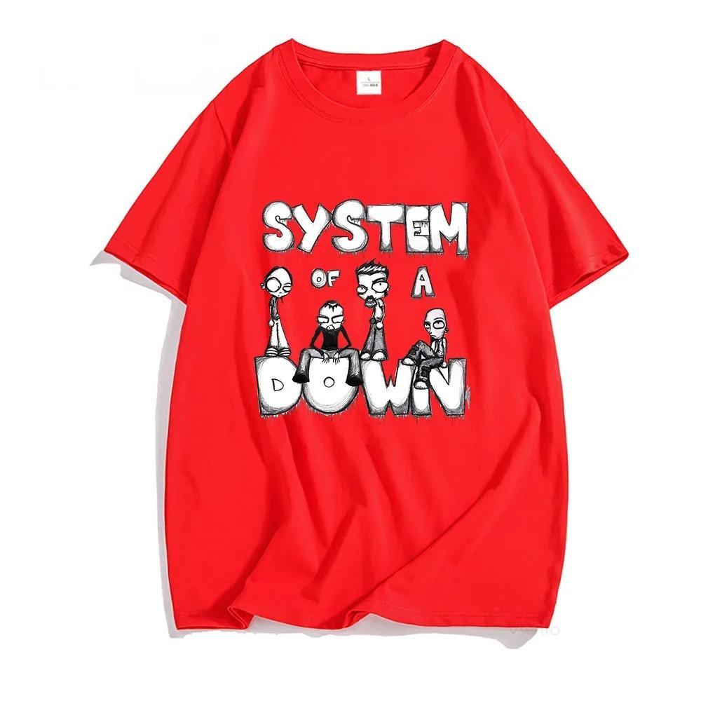 System of a Down Cotton T-Shirt Graphic Tee Unisex XL
