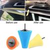 Car Buffers And Polishers Kit For Drill, 14Pcs Drill Polishing Wheel Foam Ball Buffing Pads Sponge Ball For Automotive Car Wheels Care, Metal,