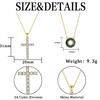 Double Layer Cross Pendant Necklace, 18K Gold Plated Paved Zircon Crucifix Choker, Stacked Faith Necklace for Women