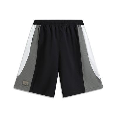 Li Ning Sports Lifestyle Series Casual Comfortable Versatile Sports Shorts Men Shorts Black AKSV297-4