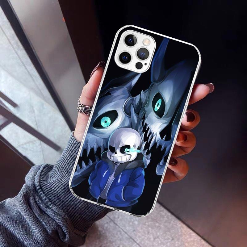 Undertale Papyrus Sans Doggo Phone Case For iPhone 17 Air 16 15 Pro Max 14 Plus 13 Mini 12 11 Cover 7 8 SE Silicone Shell Print