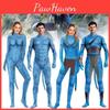 Avatar Inspired Halloween Costume Milk Silk Bodysuit For Fantasy Role Play