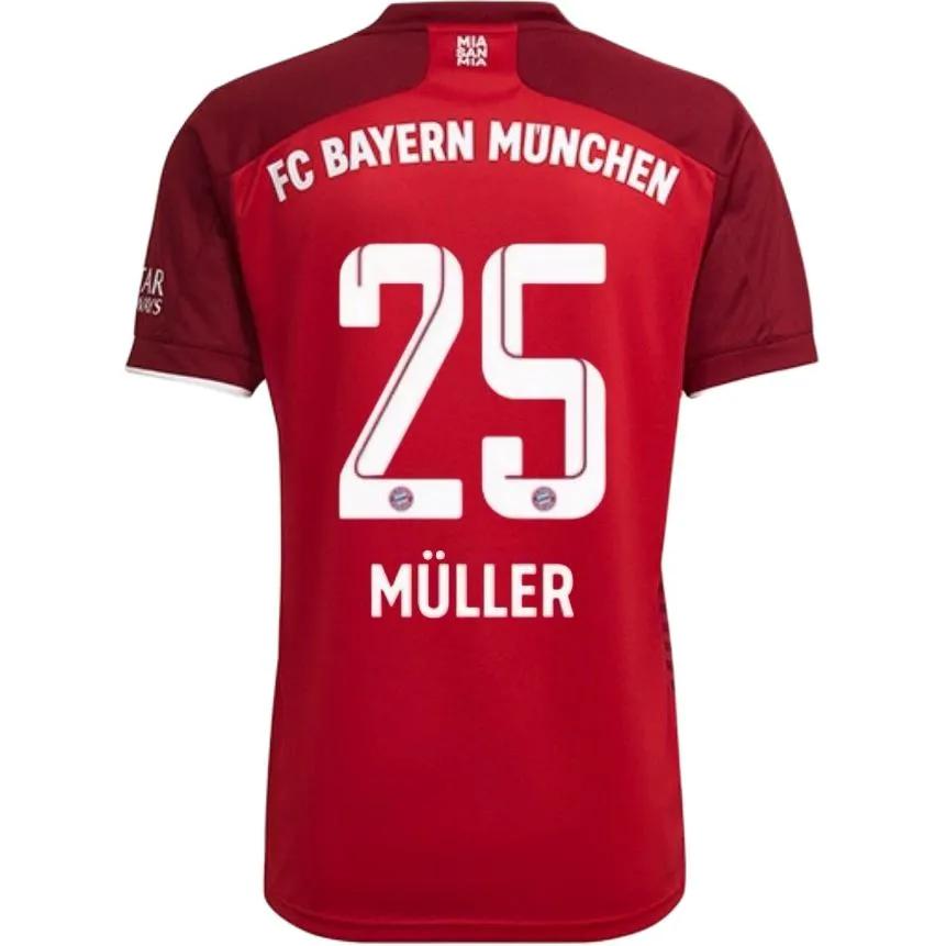 Adidas Bayern Munich Black Soccer Jersey Fan Edition Men's Red (Unisex) Soccer Jerseys GM5313