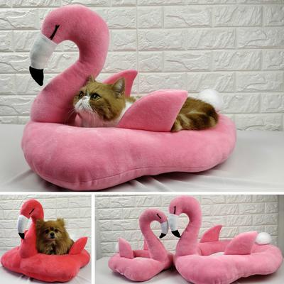 flamingo cat bed