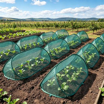 Pop Up Plant Cover Mesh Garden Protector Tent with Ground Stakes Foldable Plant Protection Netting for Vegetables Flowers Seedlings from Animals