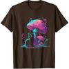 Pastel Goth Cat Mushroom Men Women Kids Cute Cottagecore T-Shirt