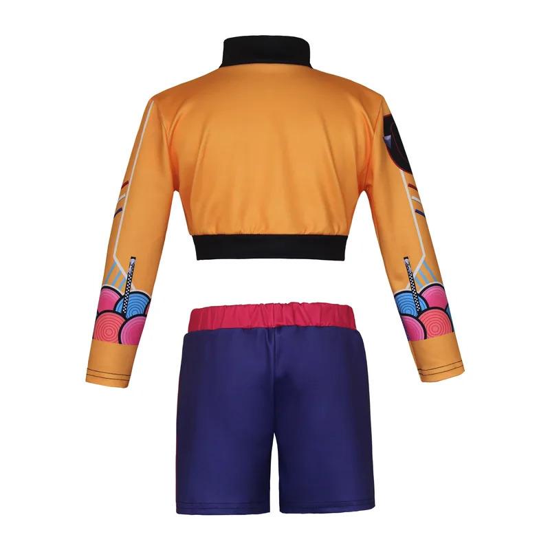 KPop Rumi Cosplay Costume Fantasy Girls Stage Clothing Cartoon Demon Hunter Costume Disguise Kids 6 To 14 Years Outfits