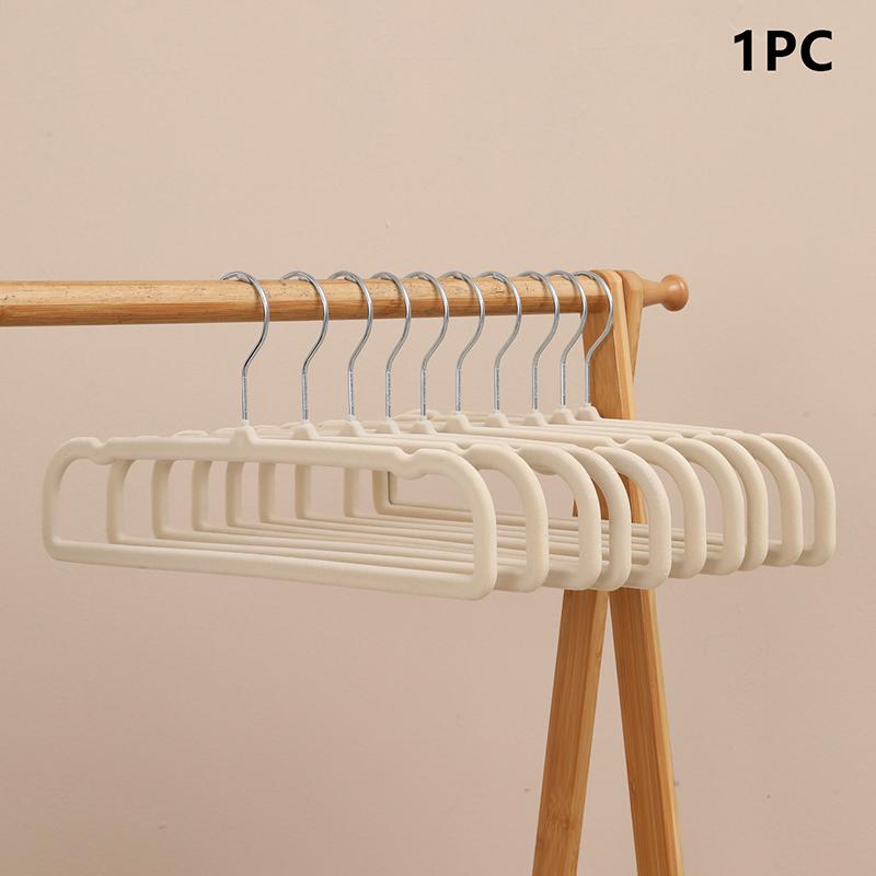 Square Flocked Trouser Rack  Thickeneded And Durable Flocked Trouser Hanger For Home Dormitories Non-Slip Non-Bulging Suit