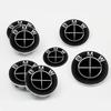 Car Emblem Steering Wheel Center Wheel Rim Center Cover Car Front Rear Logo Badge For BMW F30 F10 E90 E34 E53 E61 E62 Accessorie IH2