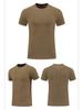 Men's Quick-Dry Summer Hiking and Running T-Shirt - Crew Neck, Short Sleeve, Indoor/Outdoor Fitness Top