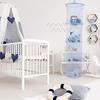 Hanging Mesh Storage Net  Hanging Soft Toy Storage  4 Tier Foldable Hanging Storage Basket  Space Saving Organizer for Soft Toys Clothes Sundries  2 P