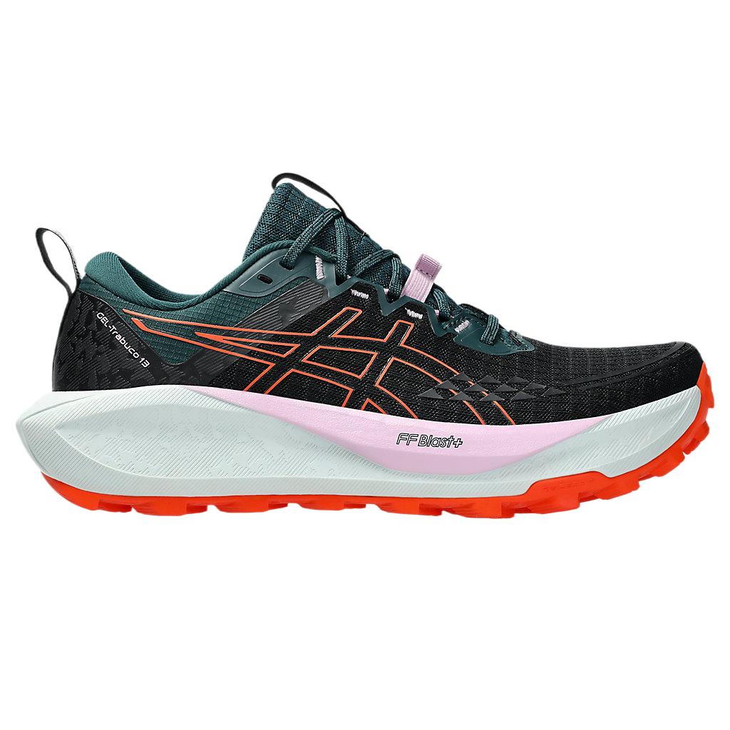 Asics Tênis Gel Trabuco 13 Preto Laranja Nova Feminino 1012B768-001
