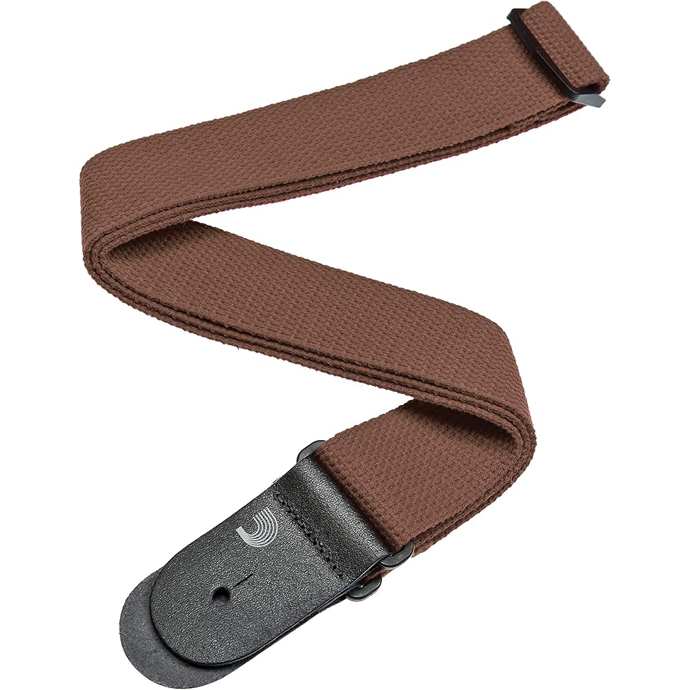 D Addario Cotton Guitar Strap 50CT04 Brown (Domestic Genuine Product)
